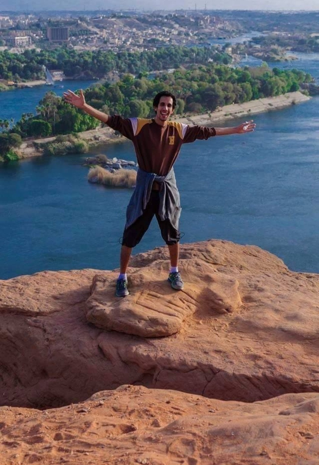 Ahmed Yassin by the Nile in Egypt