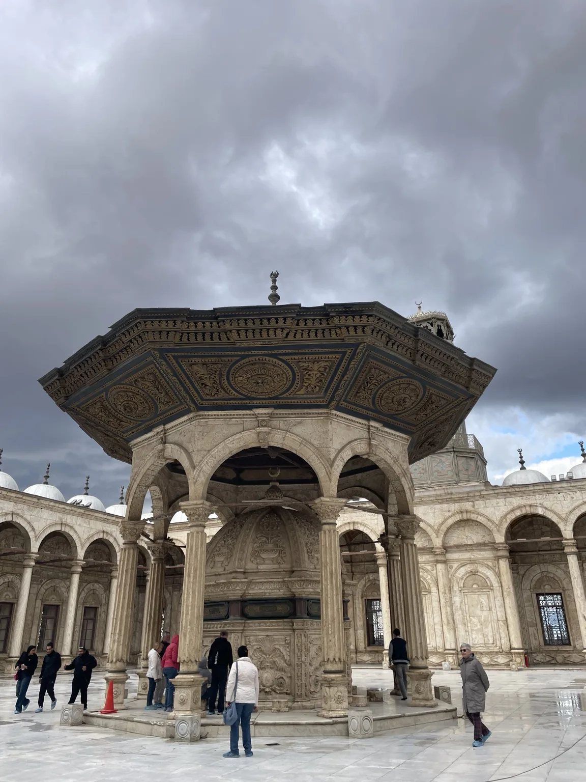 Muhammad Ali Mosque ablution fountain and courtyard