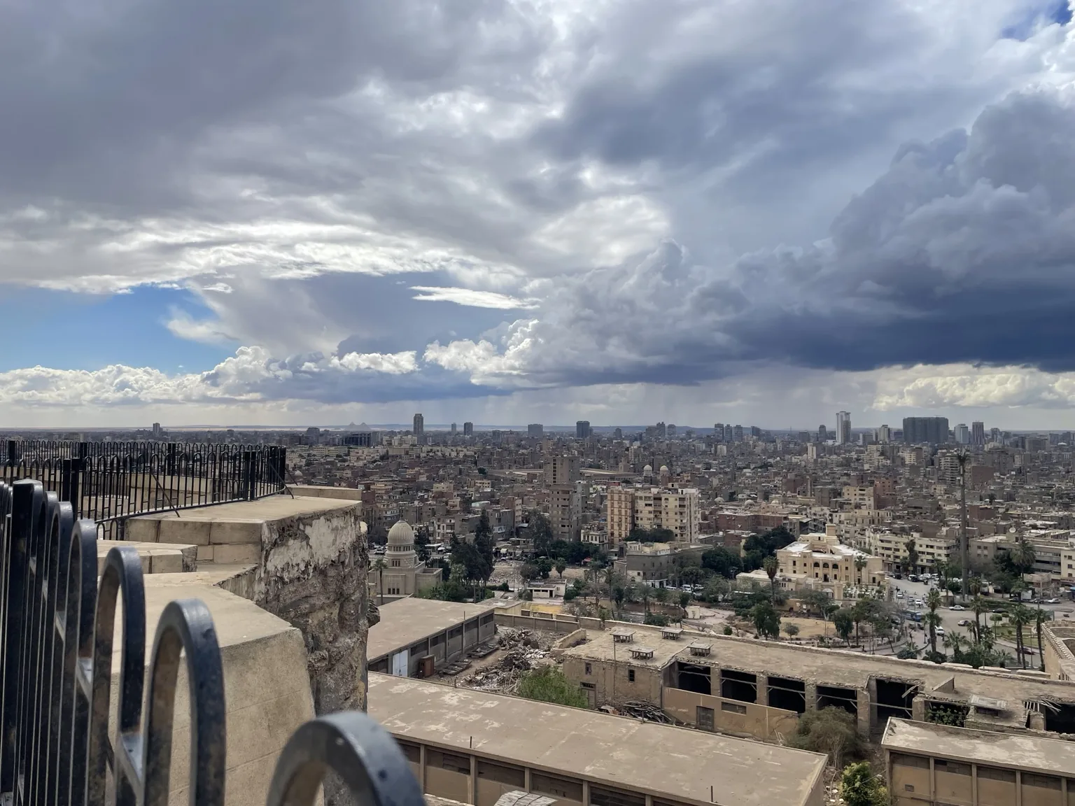 Cairo city panorama from the Citadel of Saladin