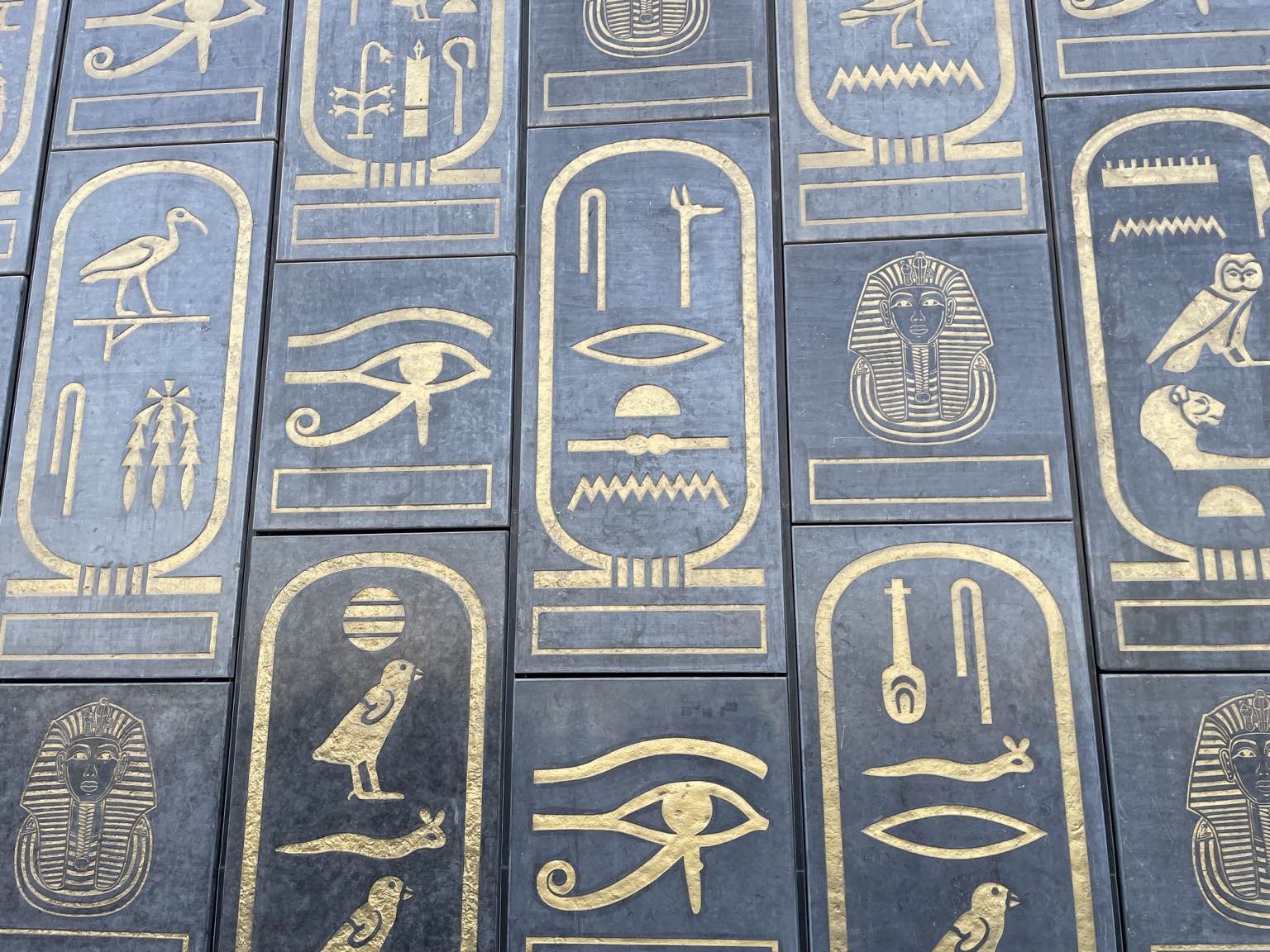 Grand Staircase at the Grand Egyptian Museum Giza