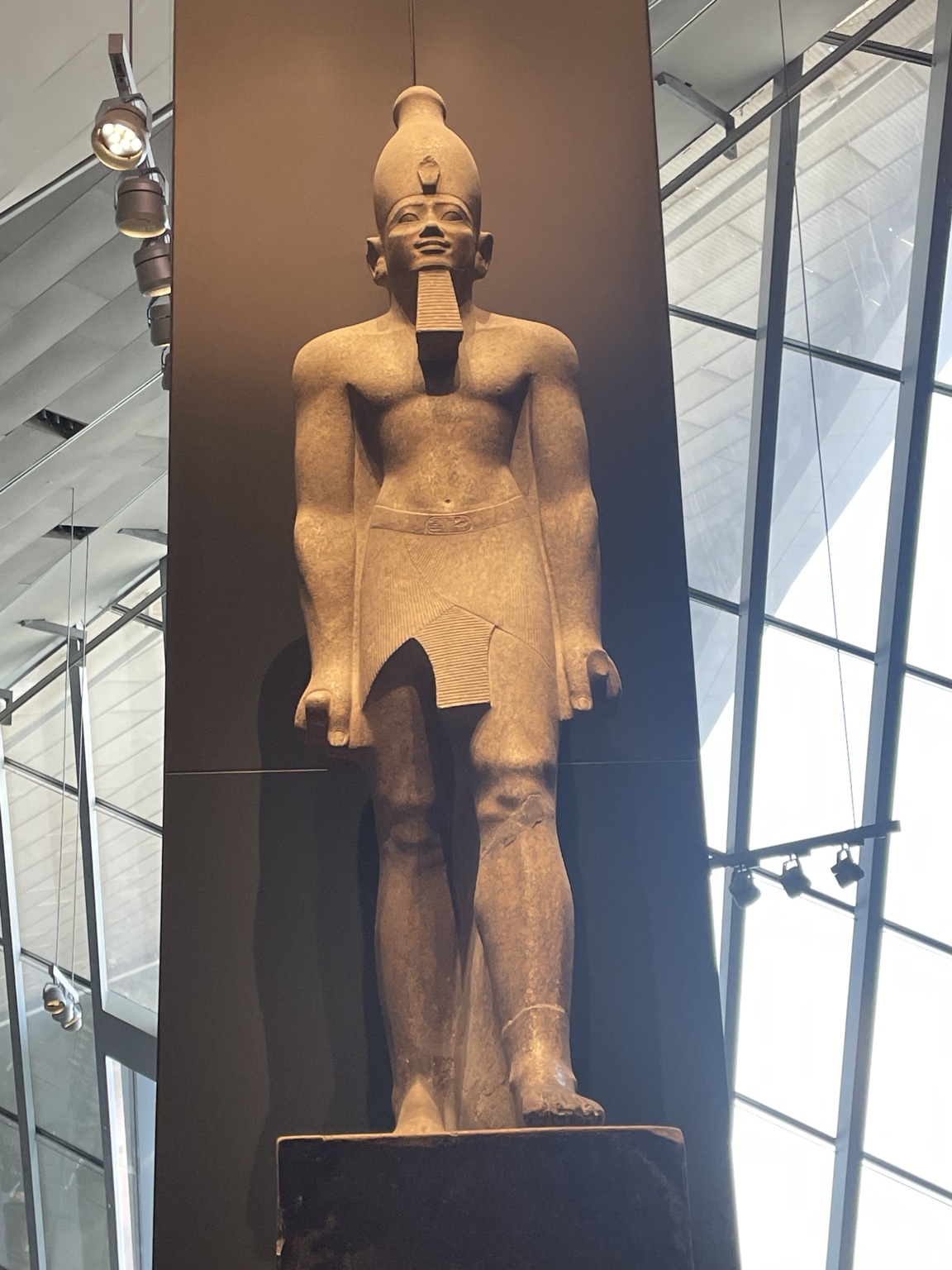 Grand Egyptian Museum interior in Giza