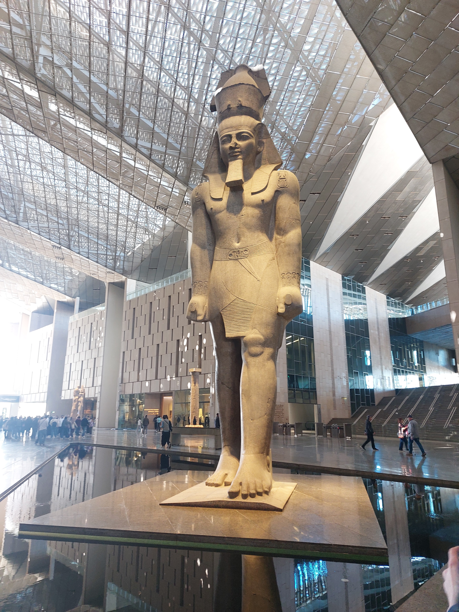 Grand Egyptian Museum statue
