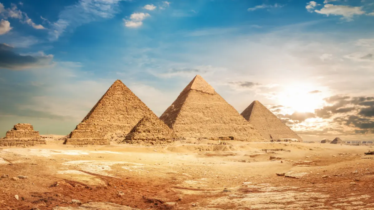 Giza Pyramids panorama
